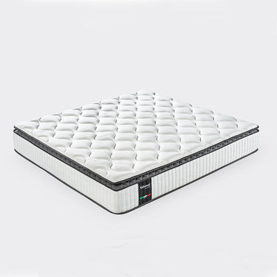 wide shot of valmori firm spring mattress
